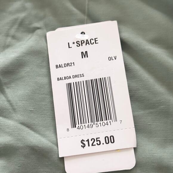 New L*SPACE Balboa Bodycon Mini dress Mint Green Stretchy Jersey Knit Sz M - Picture 9 of 14